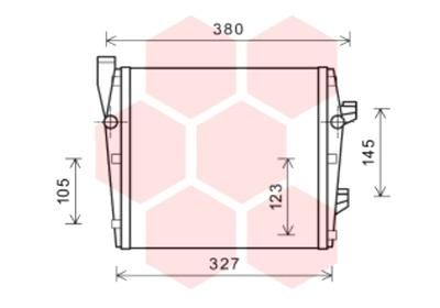 VAN WEZEL Radiaator,mootorijahutus 74002066